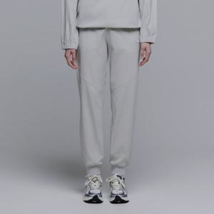 N241WPT080 여성 우븐 스트레치 조거 팬츠 MOURNING BEIGE