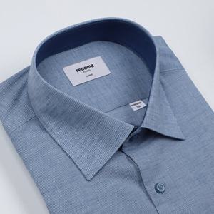 [레노마 일반핏] ROSSG0-031 2종 얇고 가벼운 린넨 혼방 슬럽 핀스트라이프 봄 여름긴소매 셔츠