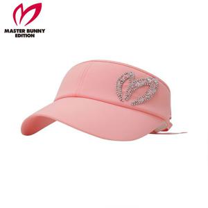 [마스터바니] 여성 비딩 심볼 리본 썬바이저