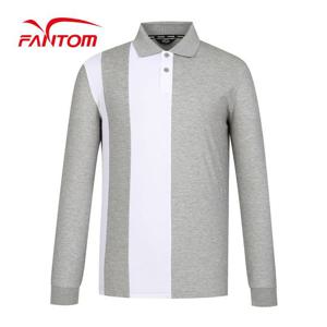 [팬텀] [가격인하] 남성 컬러 배색 니트 카라 긴팔 티셔츠 211D1TO201_MG