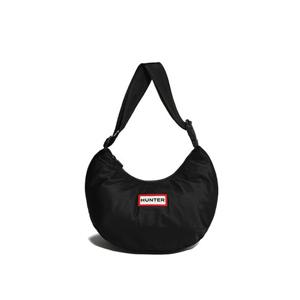 [헌터공식 UNI]오리지날 나일론 미디 호보백-블랙 UBS3601KBMBLK
