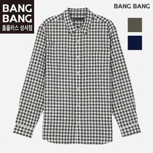 뱅뱅성서 HC04 봄가을 남녀공용  고방 체크 남방 NSK105