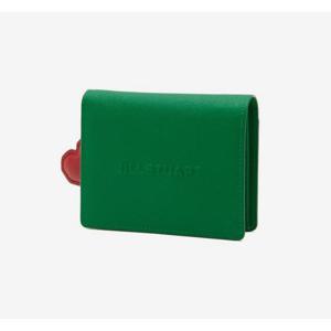 [질스튜어트] 그린 소가죽 반지갑 JAWA4E303E2