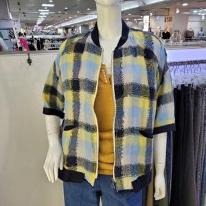 더스토아 DP01 큰 체크 린넨 재킷 점퍼 T23tdx123j023