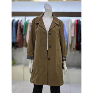 소고트리아나 세이브존07 여성 소매체크 코트 AJ3YA05