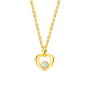 [삼성금거래소 MELORA] 24K 탄생석 오팔 목걸이 3.75g