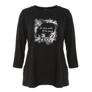 [크로커다일 레이디]아트웍포인트 7부소매 라운드 티셔츠 CLDSTS902