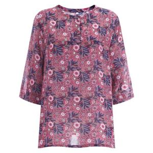 샵앤) 풍기인견100 여성 7부 단추 블라우스스 YF-WNB-12051-핑크