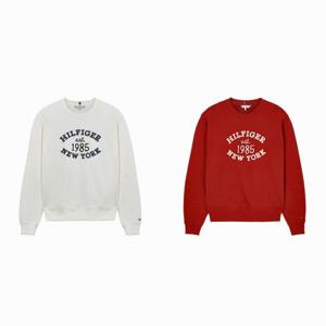 [공식][타미힐피거] (T22E6TTO001WT1) 바시티 스웨트 셔츠 2종 1