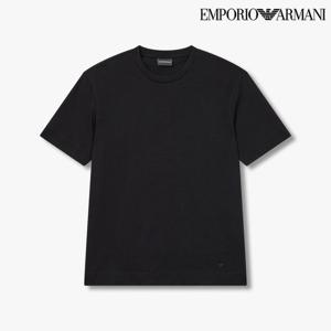 [엠포리오 아르마니]남성 쉐브론 패턴 크루넥 반팔 티셔츠(A514326003)