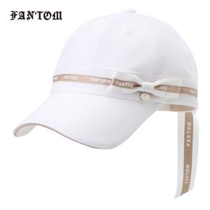 [팬텀] 여성 로고 리본 볼캡 221D3CP301_WH