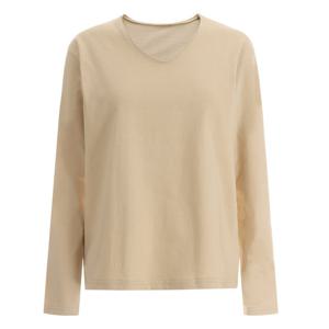 샵앤) 신상 여성 V넥 면100 긴팔 티셔츠 DAI-WSH-12136-베이지