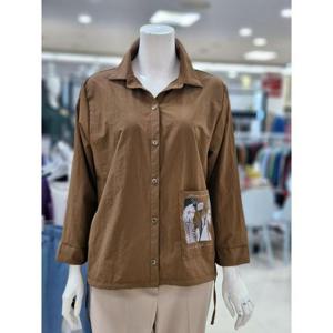 화이트호스 세이브존05 가을  포겟 나염 블라우스 A43209