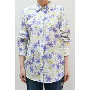 [비꼴리끄(여성)]코튼 프린트 셔츠 블라우스 B242WB2160