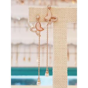 볼라레 세이브존01 나비귀걸이 드롭 자개 spe721