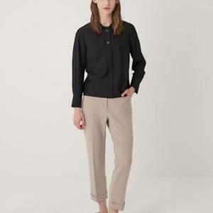 올리비아로렌 H 카라넥 버튼포인트셔츠 VOCNL3F7411