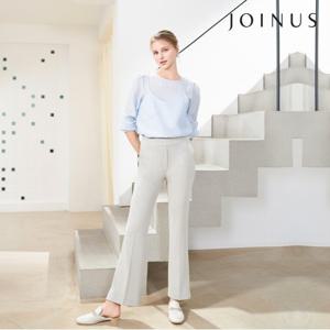 조이너스 24SS 라이트베이지 시그니쳐 밴딩 슬랙스 J242B402A_LB