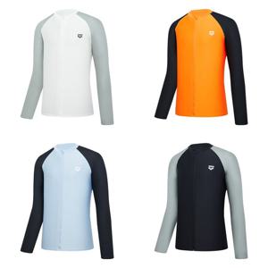 [아레나]선셋 릴렉스핏 집업 래쉬가드 A4BM1RR48-JD