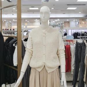 스테파니 DP01 울혼방 부클 니트 베스트 A24SW4416