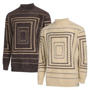 [파파브로] 남자 도톰한 모헤어 반폴라 니트 LM-KN-811