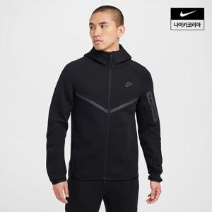 [나이키] 테크 남성 풀집 윈드러너 후디 HV0950-010