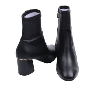 [소다] 여성 베이직 삭스 스판 앵클부츠 (ALB218GS10)