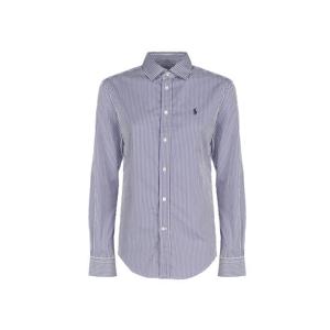 24FW 포니 스트라이프 셔츠 네이비 211891379 001