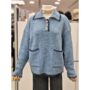 밀스튜디오 세이브존04 오버핏 카라니트 LQAKTS124