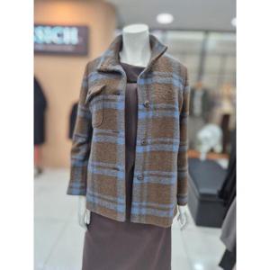 안지크 세이브존06 차이나 체크 울 재킷 AI1JK51J10