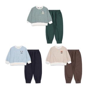 [탑텐키즈]남아) 베이직 미니테리 스트라이프 셋업 MKE3IP1101