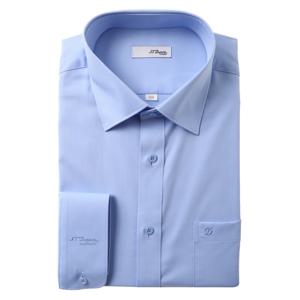 [듀퐁]24년 FW 신상 일빈핏 스트레치 솔리드 긴팔셔츠 -SE4FM11LS163SBU(블루)