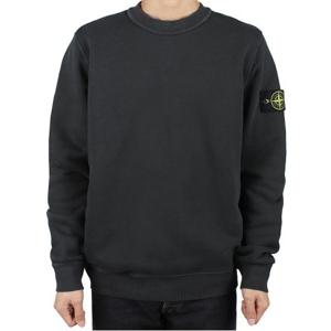 스톤아일랜드 남성 와펜 패치 맨투맨 다크그레이 811561241 V0162