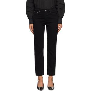 25 FW Levis 여성 블랙 웨지 스트레이트 핏 데님 진 242099F069034