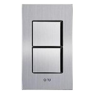 아루 실버헤어라인 전기 전등 1로 2구 스위치 신축