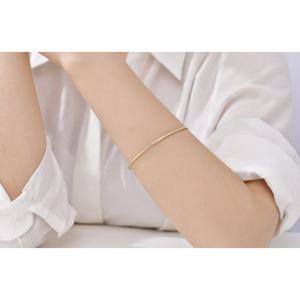 미니골드 14k 와이어 뱅글팔찌 2mm BJUM4012