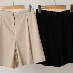 로이골지주름밴딩반바지 411T136S 빅사이즈 여성의류