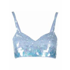 [PAROSH] 라프리마 여성 탑 탱크 이리데슨트 시퀸 크롭 D311579GIGI078 라이트 Blue /8