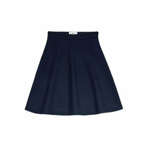 [AMI] 라프리마 여성 니 Length 미디 Viringwool 블렌드 A라인 스커트 FSK215WV0016430 Blue /8