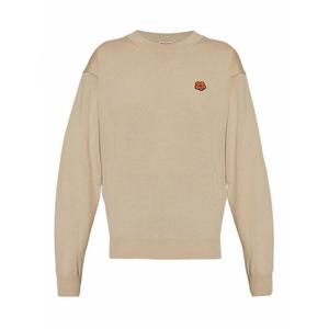 [KENZO] 라프리마 여성 크루 넥 보케 플라워 울 스웨터 FE62PU4893LB11 베이지 /8