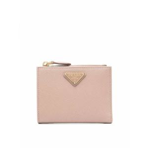 [PRADA] 라프리마 여성 지갑 purses Logoplaque 그레인 레더 1ML050QHHF0236 Nude Neutrals /8