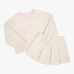 로엠걸즈 화섬티셔츠치마바지상하세트RGSM25110-GD