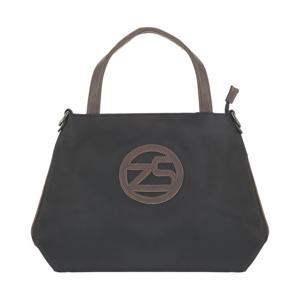 [지센] 로고 패치 나일론 빅 토트백 LAABOA13_BK