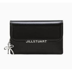 [JILLSTUART ACC] [코코클래식] 블랙 리본 참 소가죽 카드지갑JAWA5E180BK