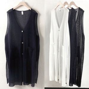 빅사이즈 RM 디어니트롱조끼(0321H) 여성의류 오버