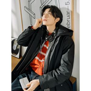 [신상40%OFF][빈폴멘] 후드 디태처블 코트 블랙 (BC5130CP25)