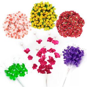 물망초꽃 조화꽃 칼라별 8송이x12단