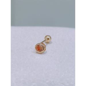 미니골드 14K 탄생석 라운드 피어싱-11월 토파즈 ENOM4209-11