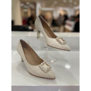 [에스콰이아(남성화)]여성 7cm 페이크 트위드 펌프스-EQESHP545IV