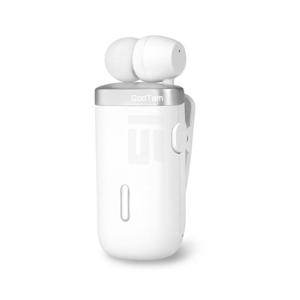 GodTem 커널형 무선이어폰 통화용 핸즈프리 블루투스 이어셋 화이트