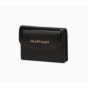 [질스튜어트ACC] JAWA5E521 [코코]블랙 로고 포인트 장식 소가죽 카드지갑
